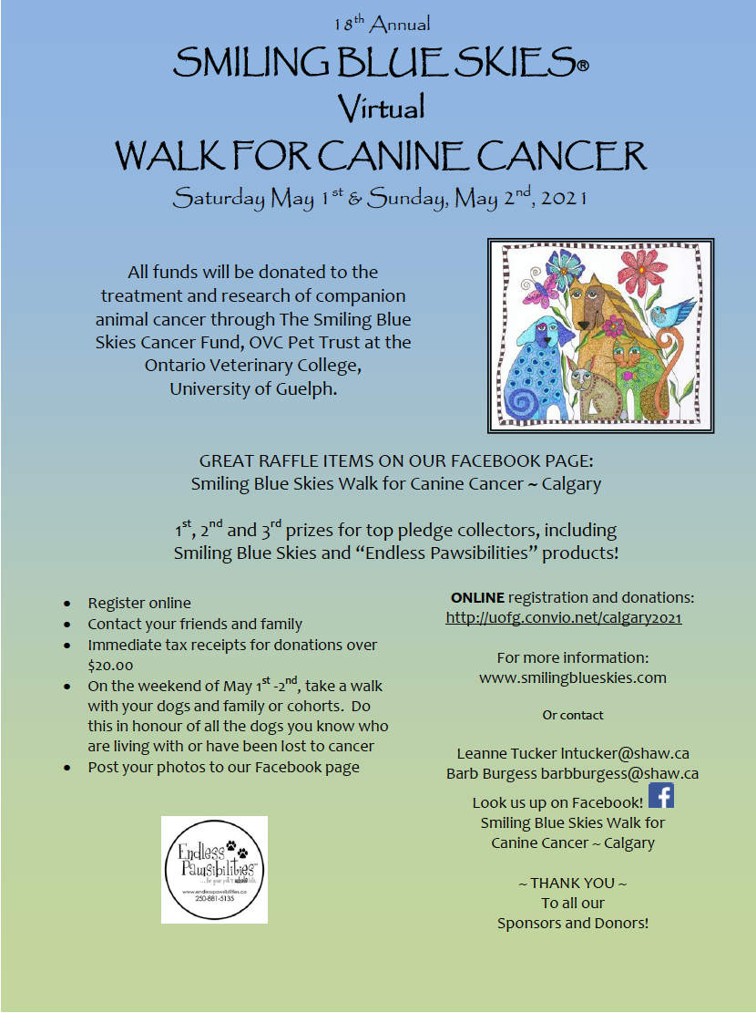 Virtual Walk for Canine Cancer 2021