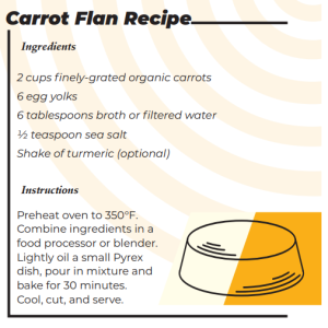 carrot flan recipe