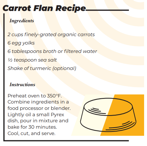 carrot flan recipe